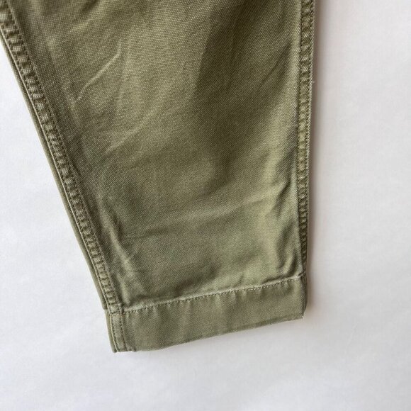Nigel Cabourn Lybro pleated chinos , Army green, Size 28 L75 - Picture 10 of 15